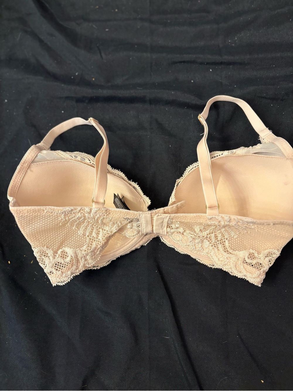 Natori Beige Lace-Trim Light Support T-Shirt Bra - Picture 5 of 6